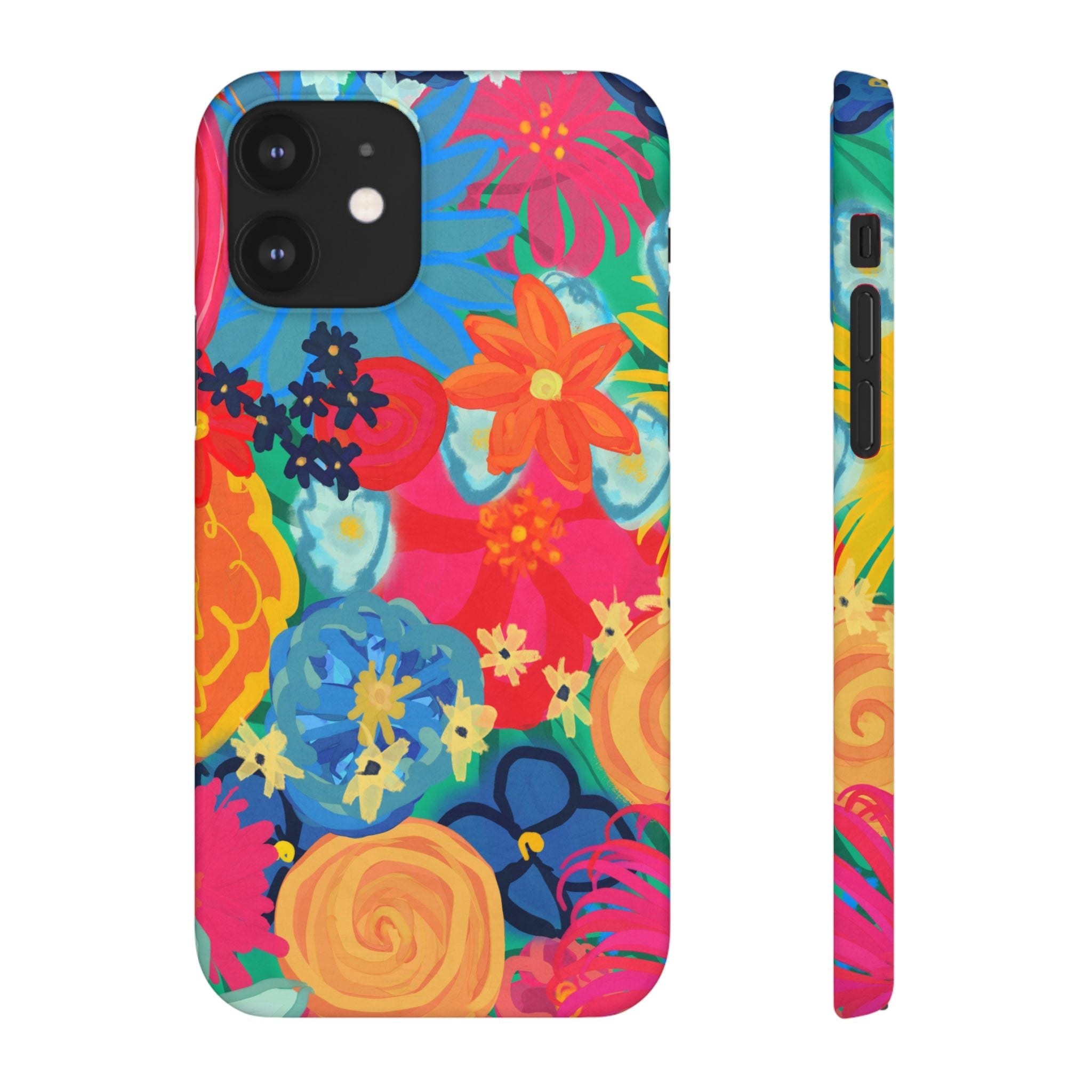 Bespattered Facade Bold Florals Snap Case