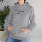 Auf Deutsch bitte Hoodie, Minimal Text Design, German Phrase Pullover