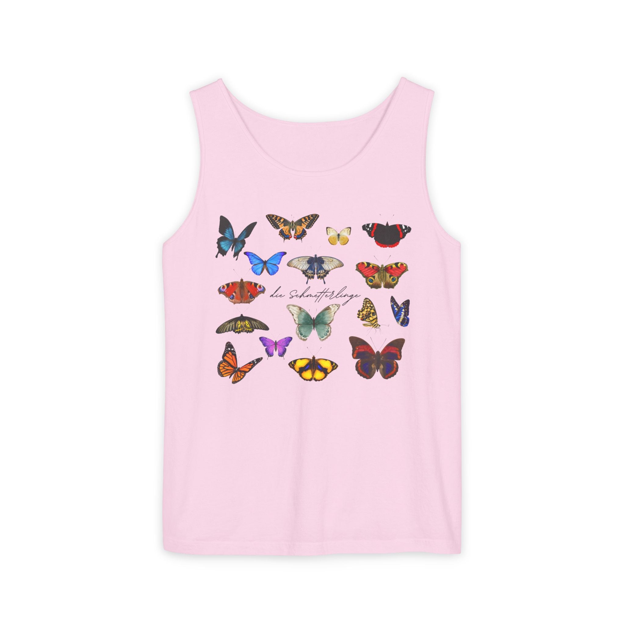 Die Schmetterlinge Tank Top — German Butterflies Graphic Tank