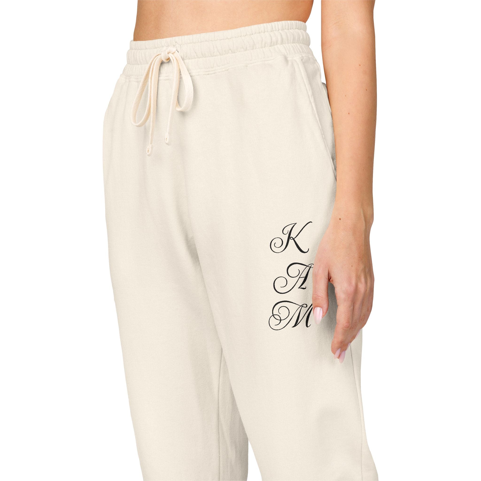 Personalized Monogram Joggers — Casual Unisex Fleece Sweatpants