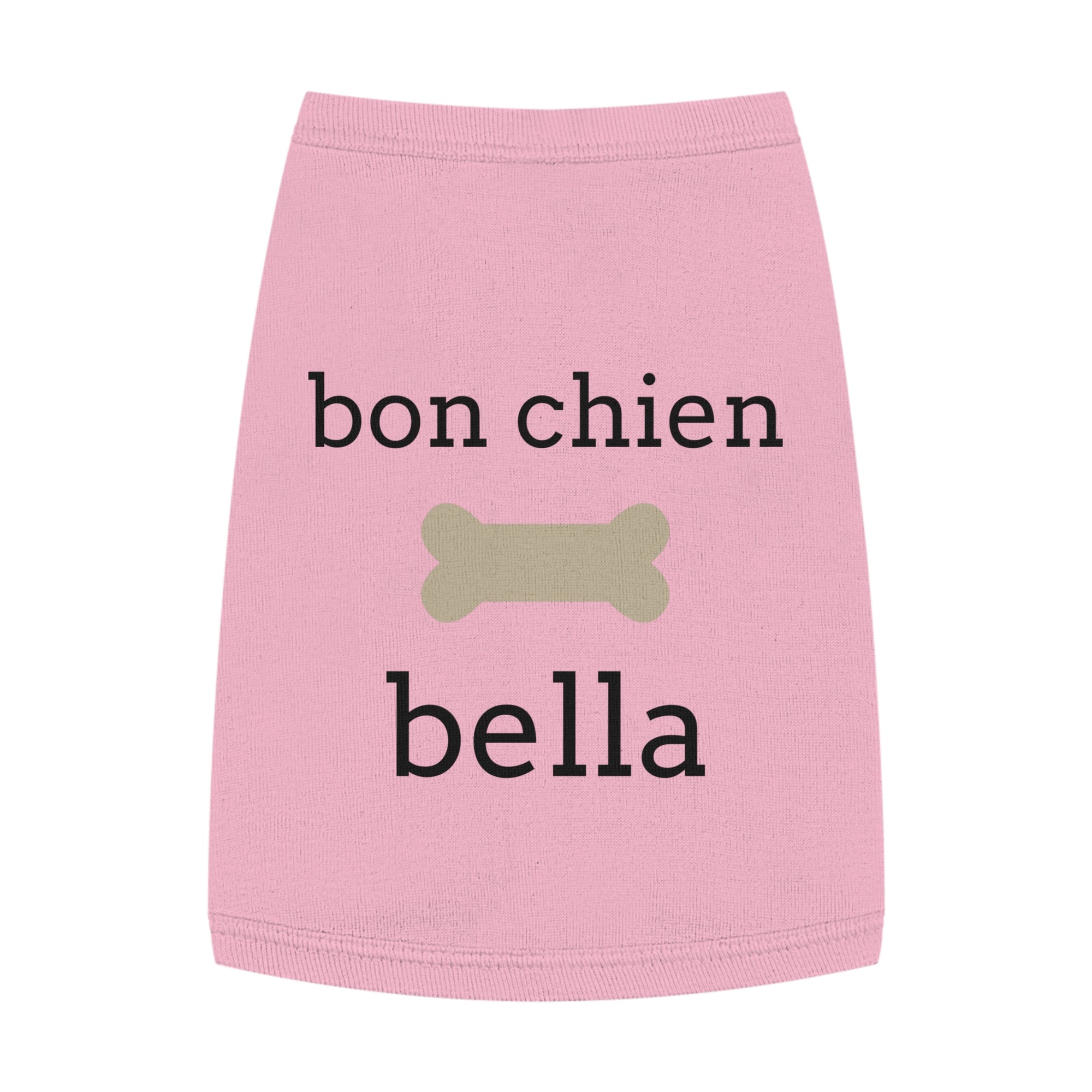 Customizable dog shirt - Bon chien (Good dog)