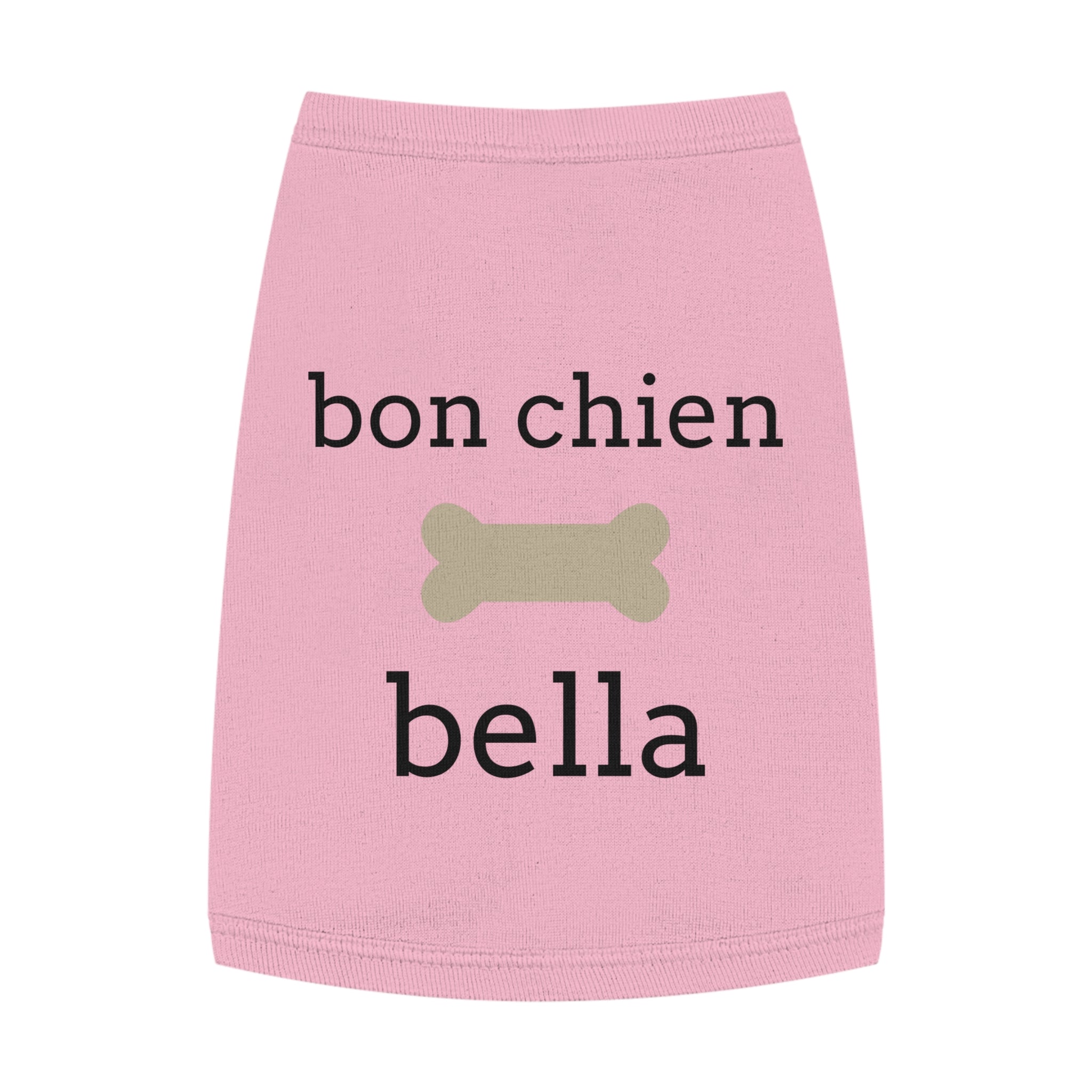 Customizable dog shirt - Bon chien (Good dog)