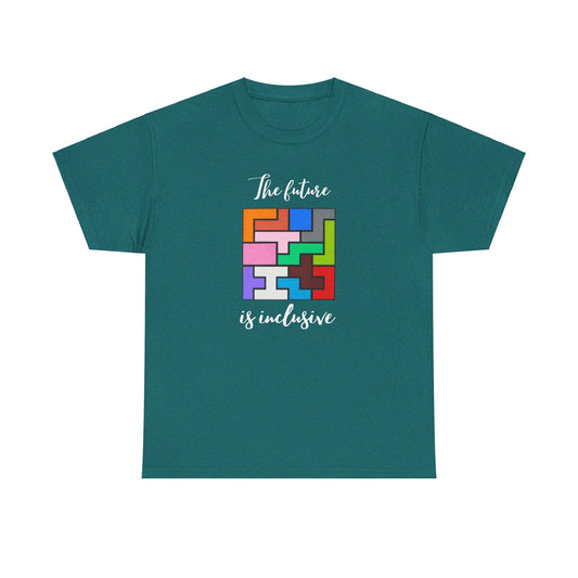 Die Zukunft ist inklusive Block-T-Shirt