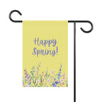 Happy Spring yard flag by Printify