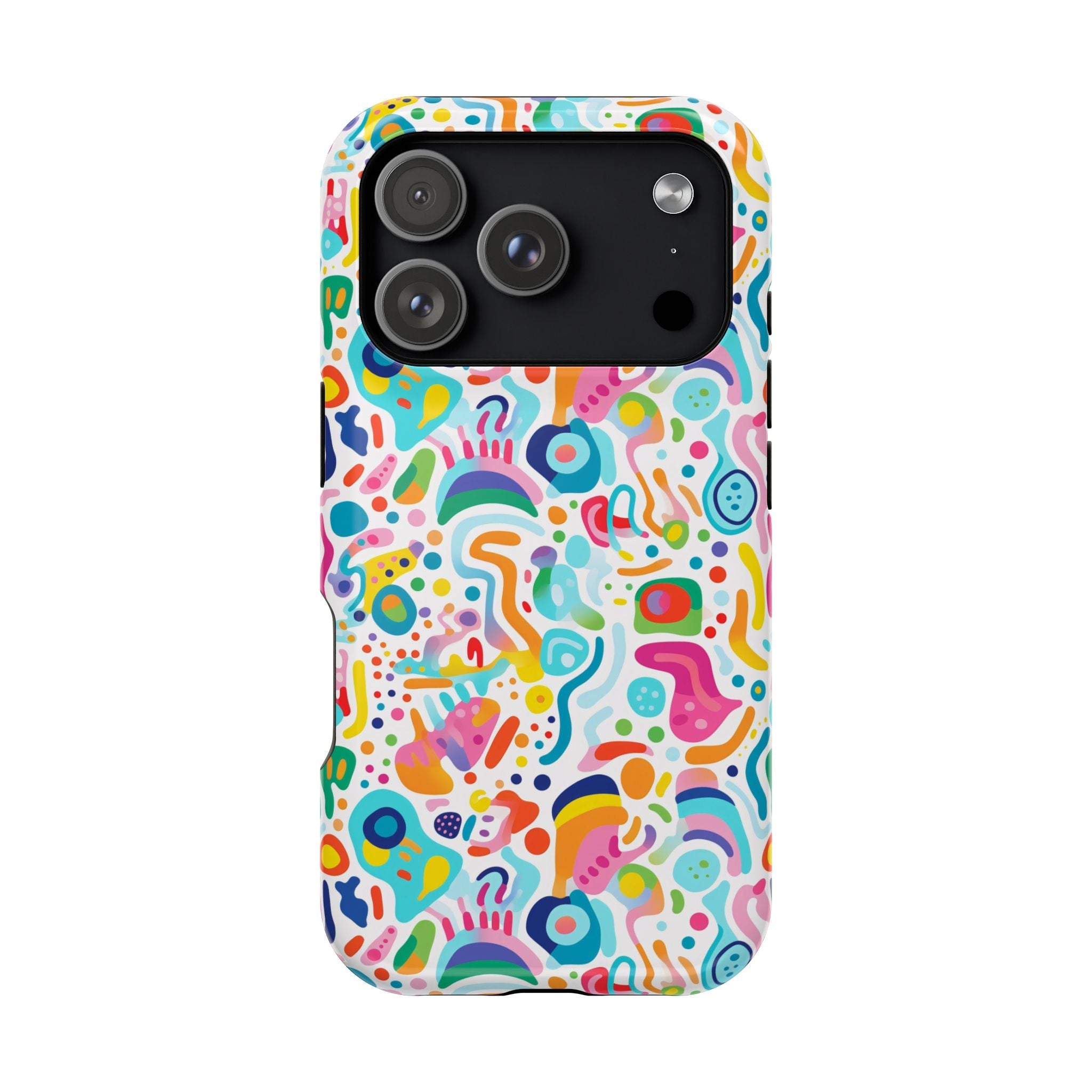 Bespattered Facade Rainbow Doodles MagSafe Tough Case