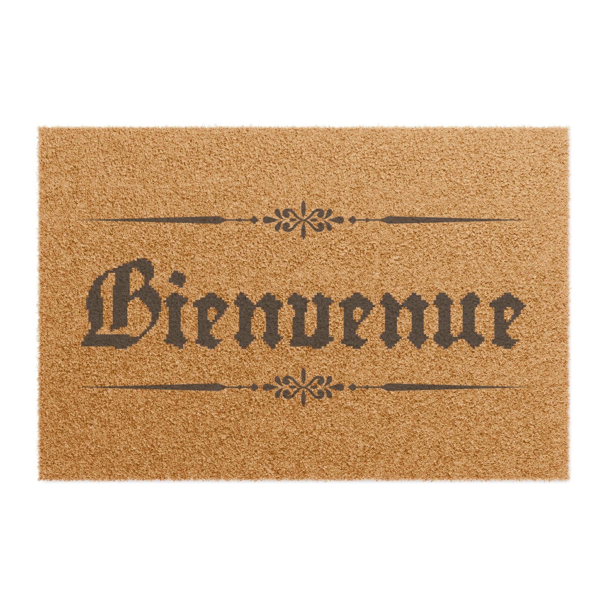 Bienvenue Doormat – Rustic French Welcome Coir Mat