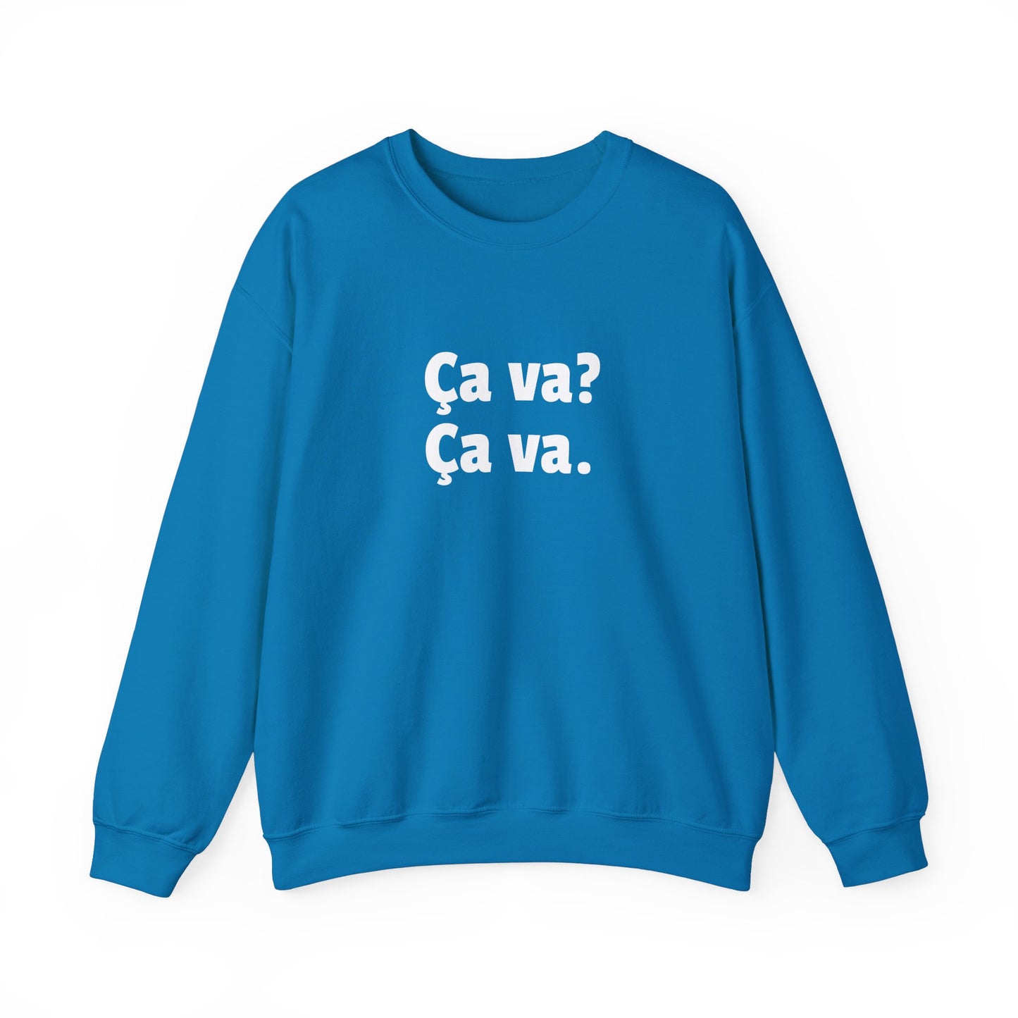 Ca va? Ca va. Unisex Crewneck Sweatshirt