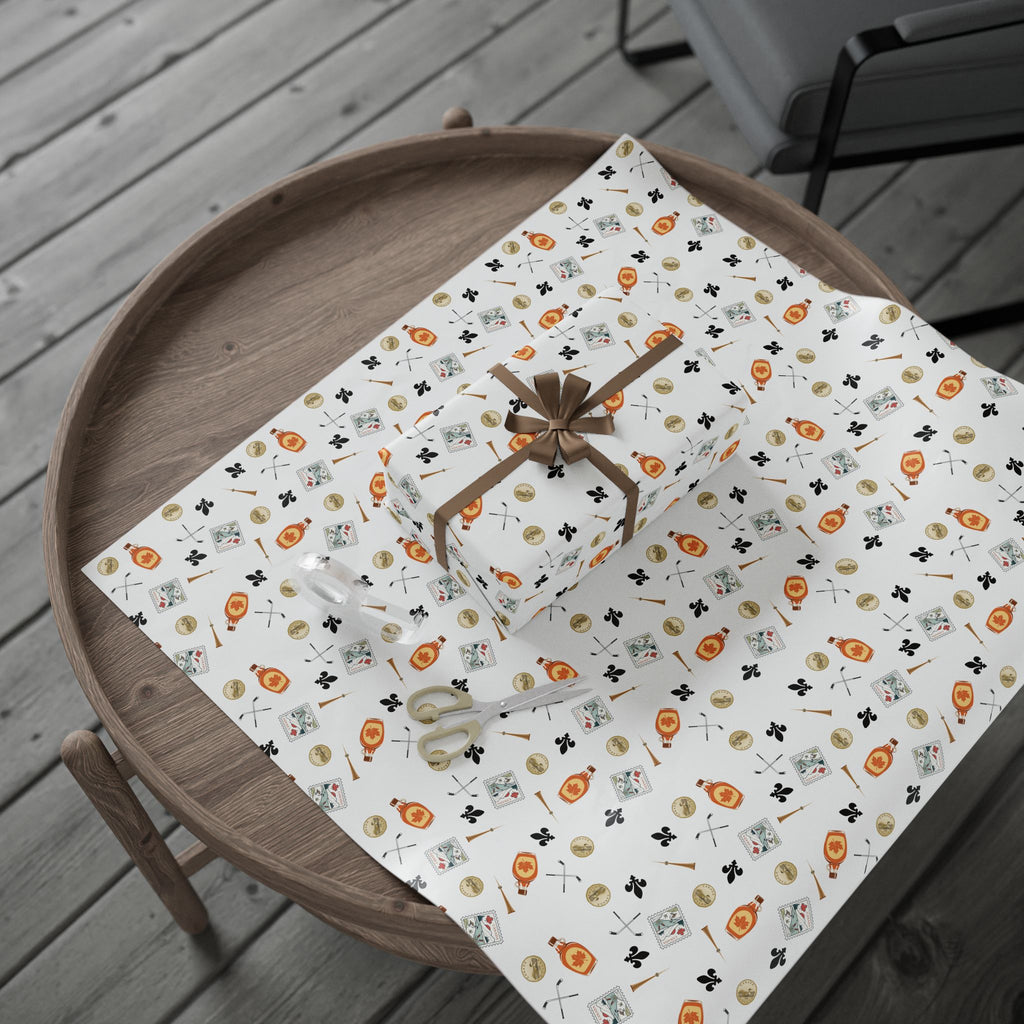 Canadian Themed Gift Wrap