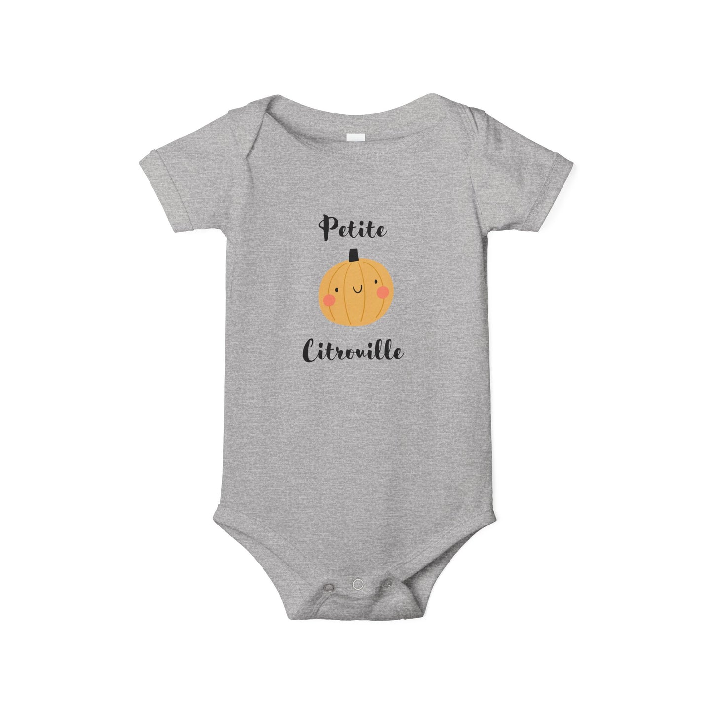 Petite Citrouille (little pumpkin) Infant Jersey Onesie