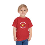 Gesunden Appetit Toddler Tee shirt with Cheeseburger by Printify