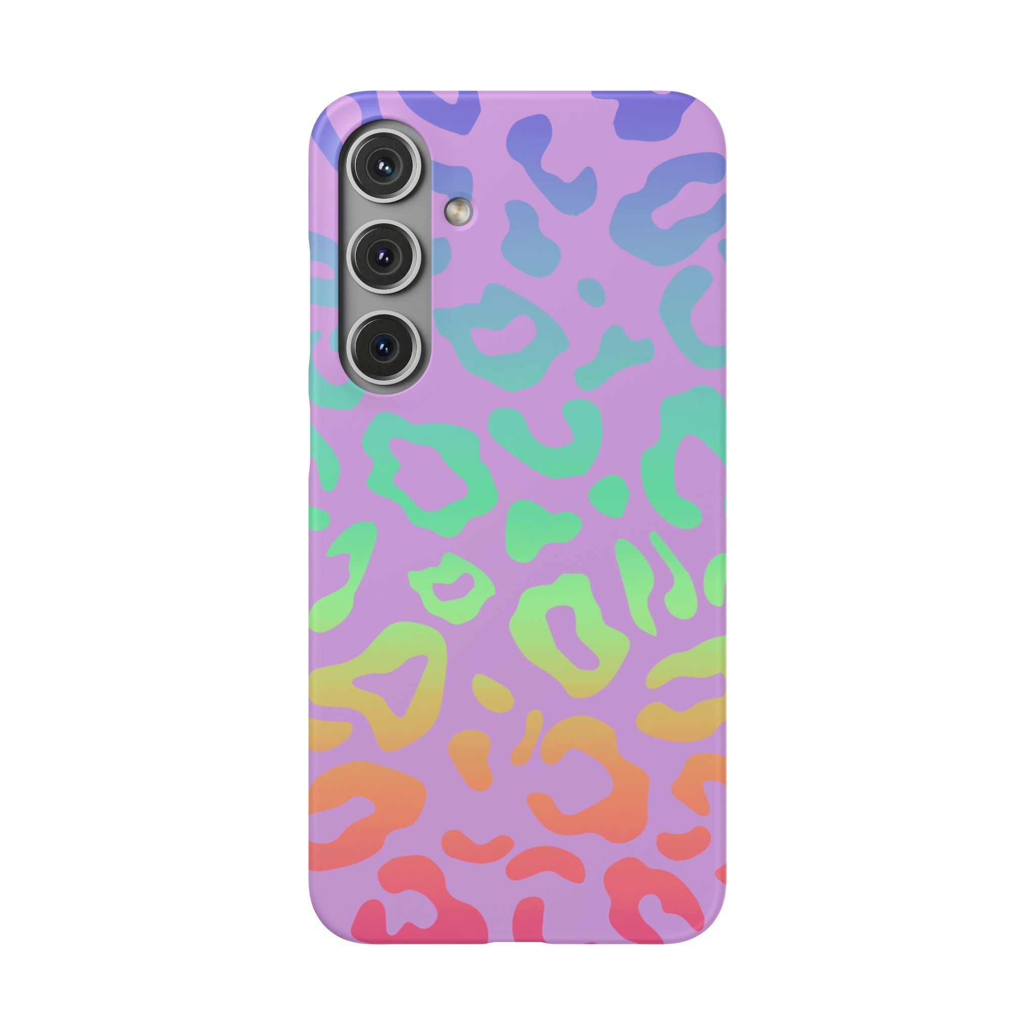Bespattered Facade Rainbow Leopard Snap Case