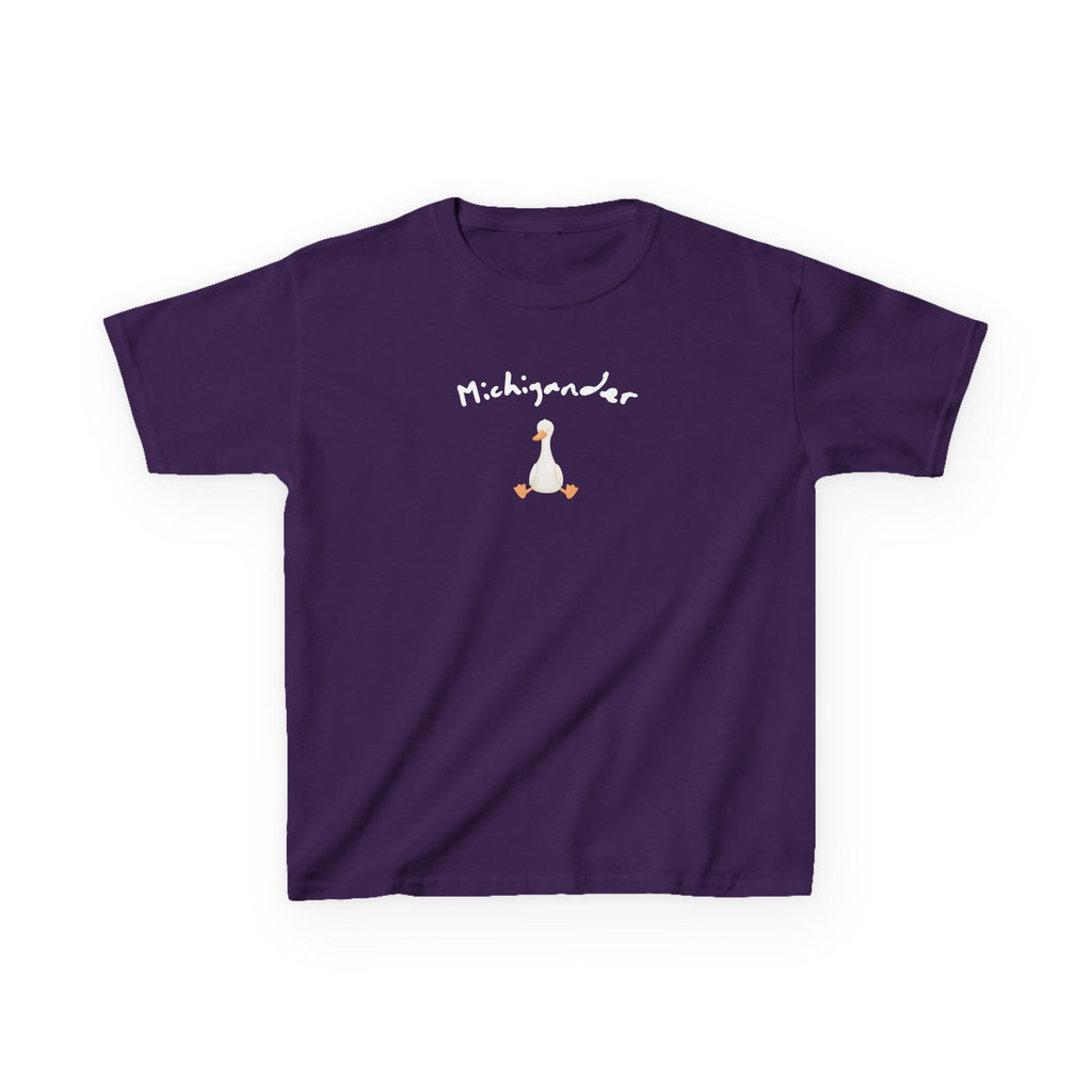 Kids Michigander Goose Tee, Michigan goosey Kids T-Shirt