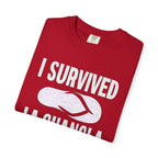 I Survived La Chancla T-shirt | Chancleta Joke Design | 3 Colors