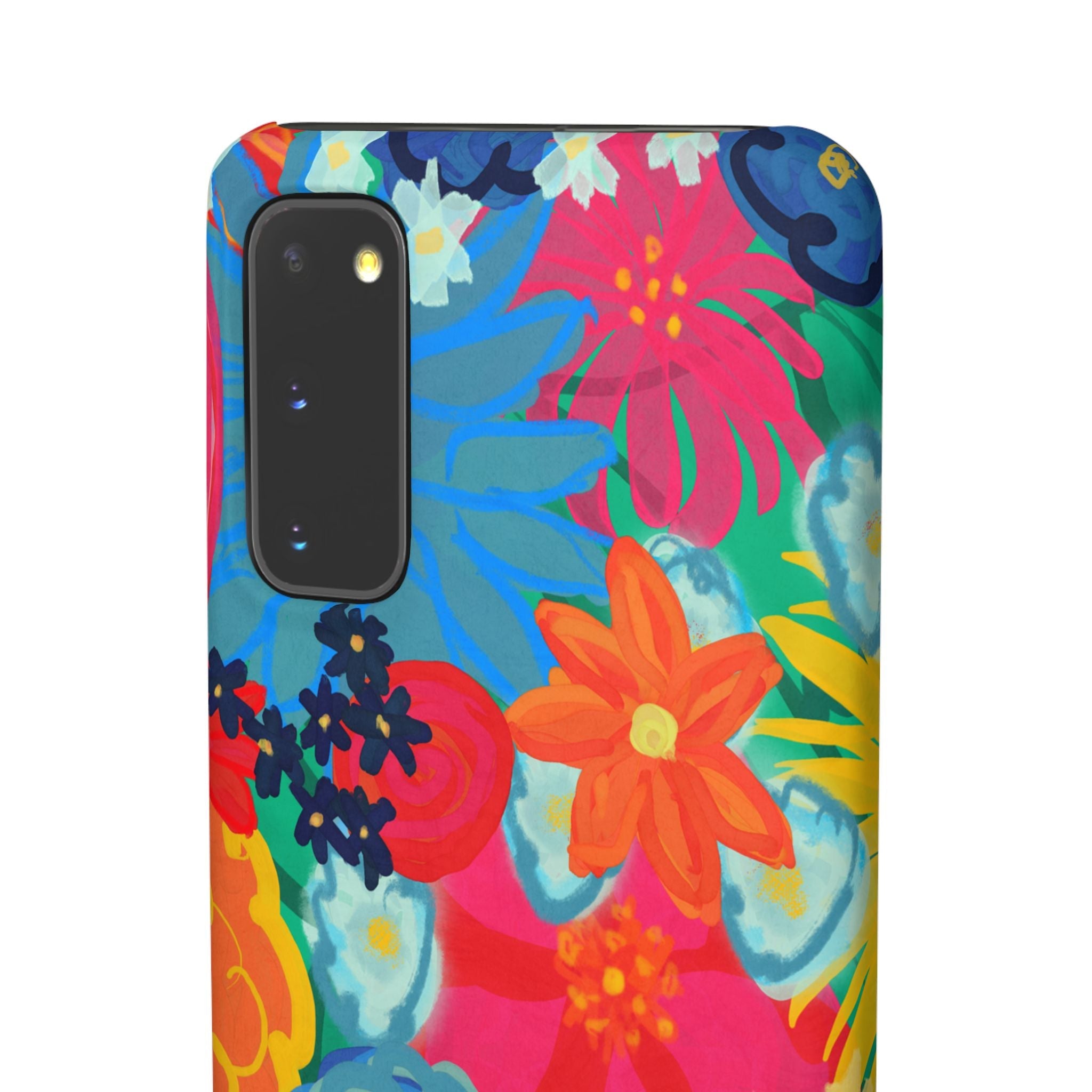 Bespattered Facade Bold Florals Snap Case