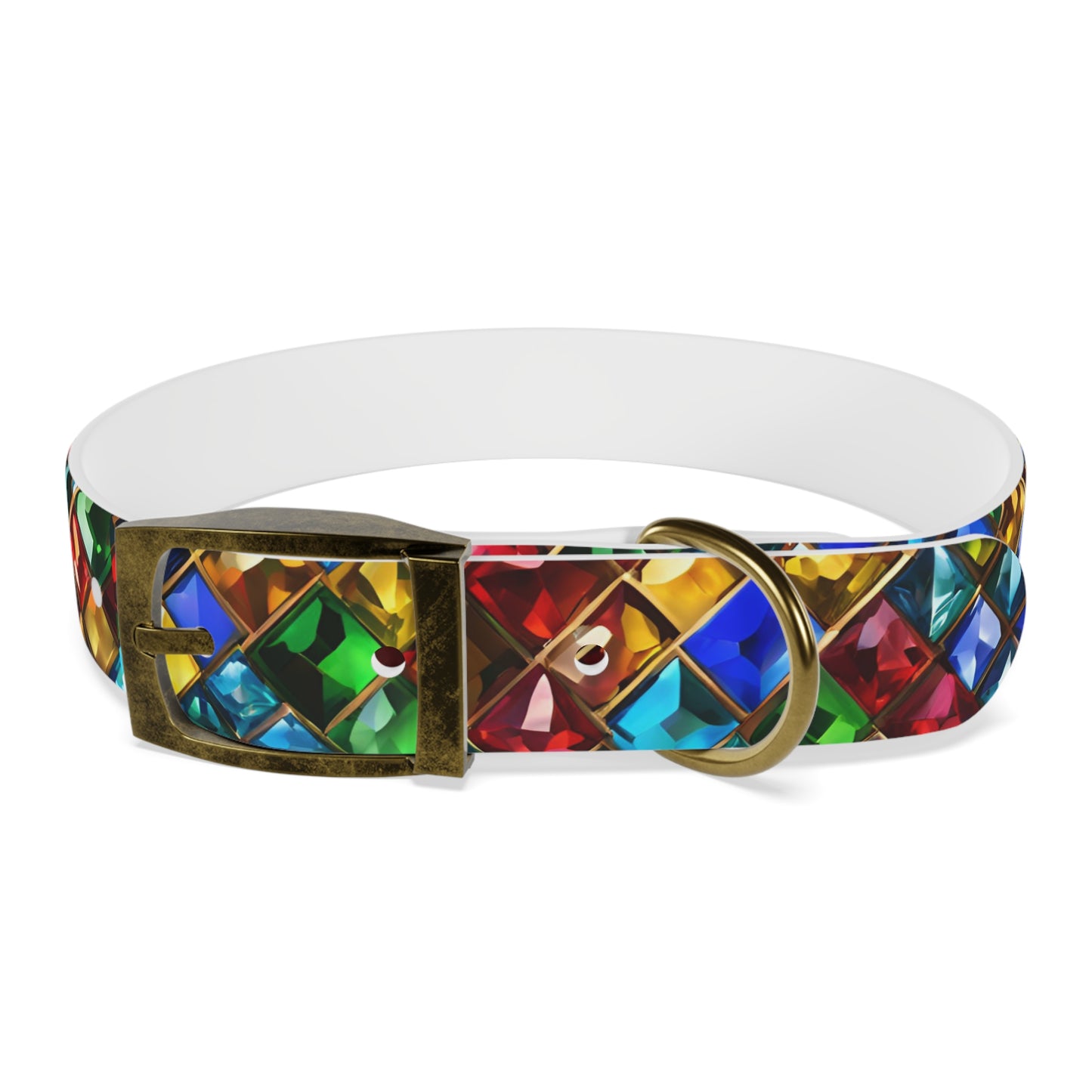 Collier pour chien à imprimé bijou