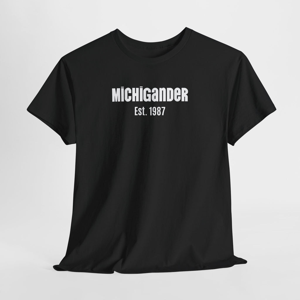 Michigander Established Year T‑Shirt — Customizable Michigan Pride Tee