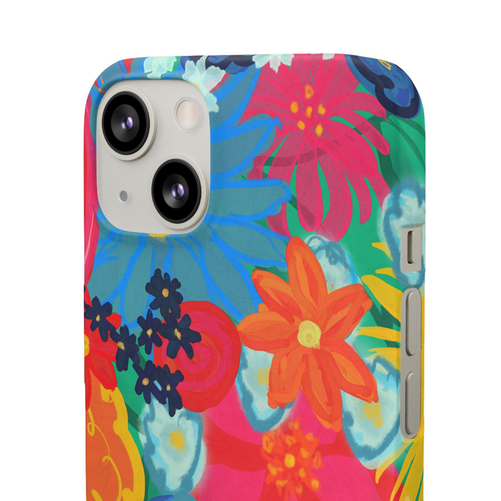Bespattered Facade Bold Florals Snap Case
