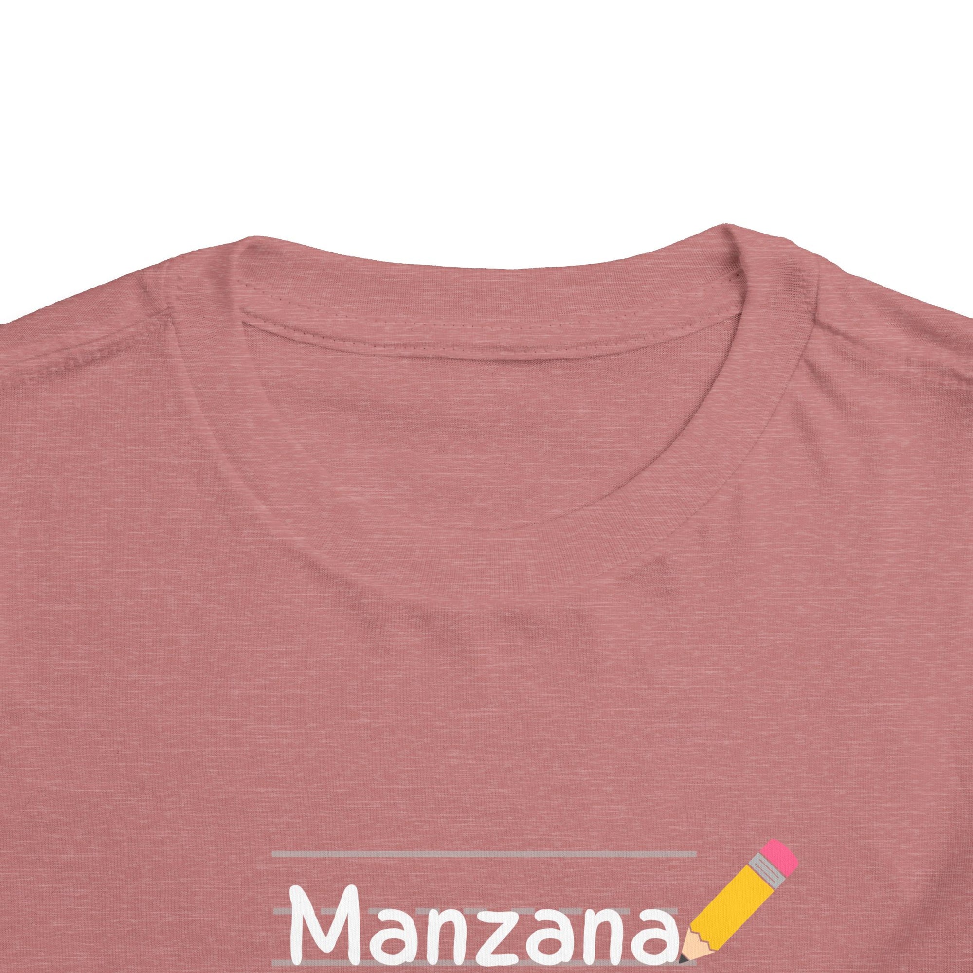 Manzana Apple and Pencil Toddler Tee Shirt - La Vie Bien