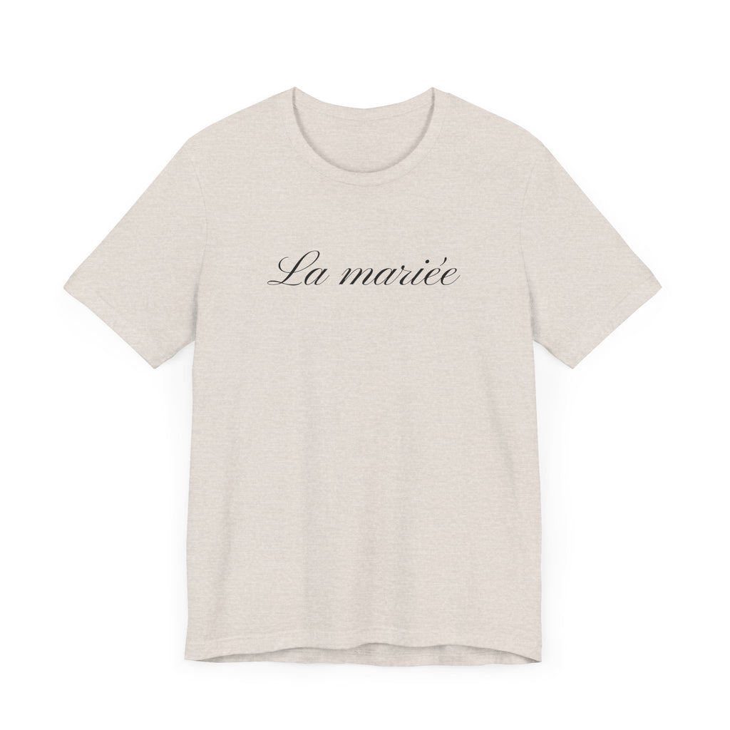 La mariée bride T-Shirt, Wedding Tee, Bridal Party Shirt - La Vie Bien - Bachelorette party - Bachelorette party French