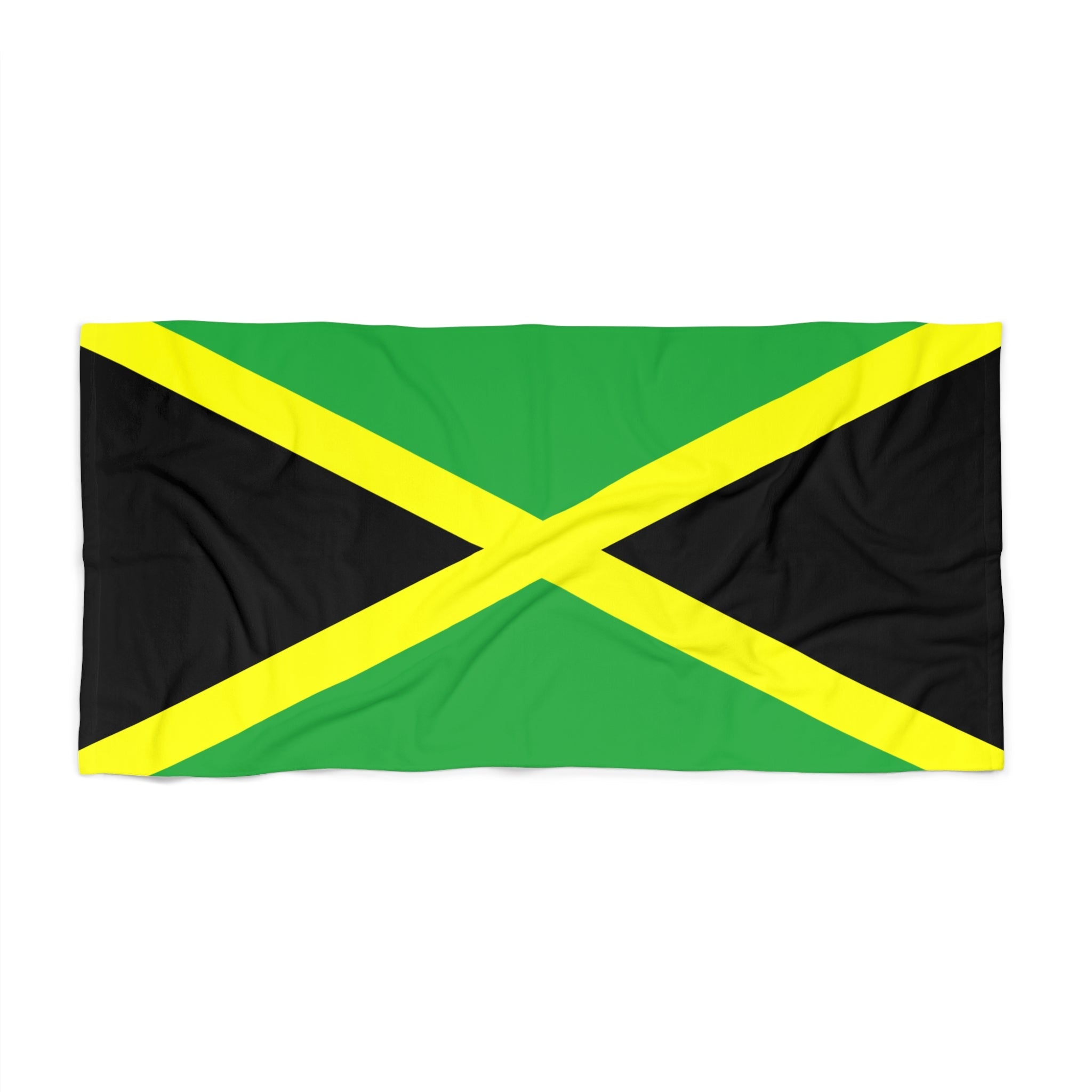 Jamaica Flag Beach Towel | Quality & Long Lasting - 2 Sizes | Jamaican Pride | Gift for Jamaican