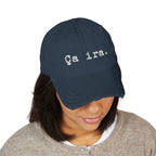 French Ça Ira embroidered baseball Cap by Printify