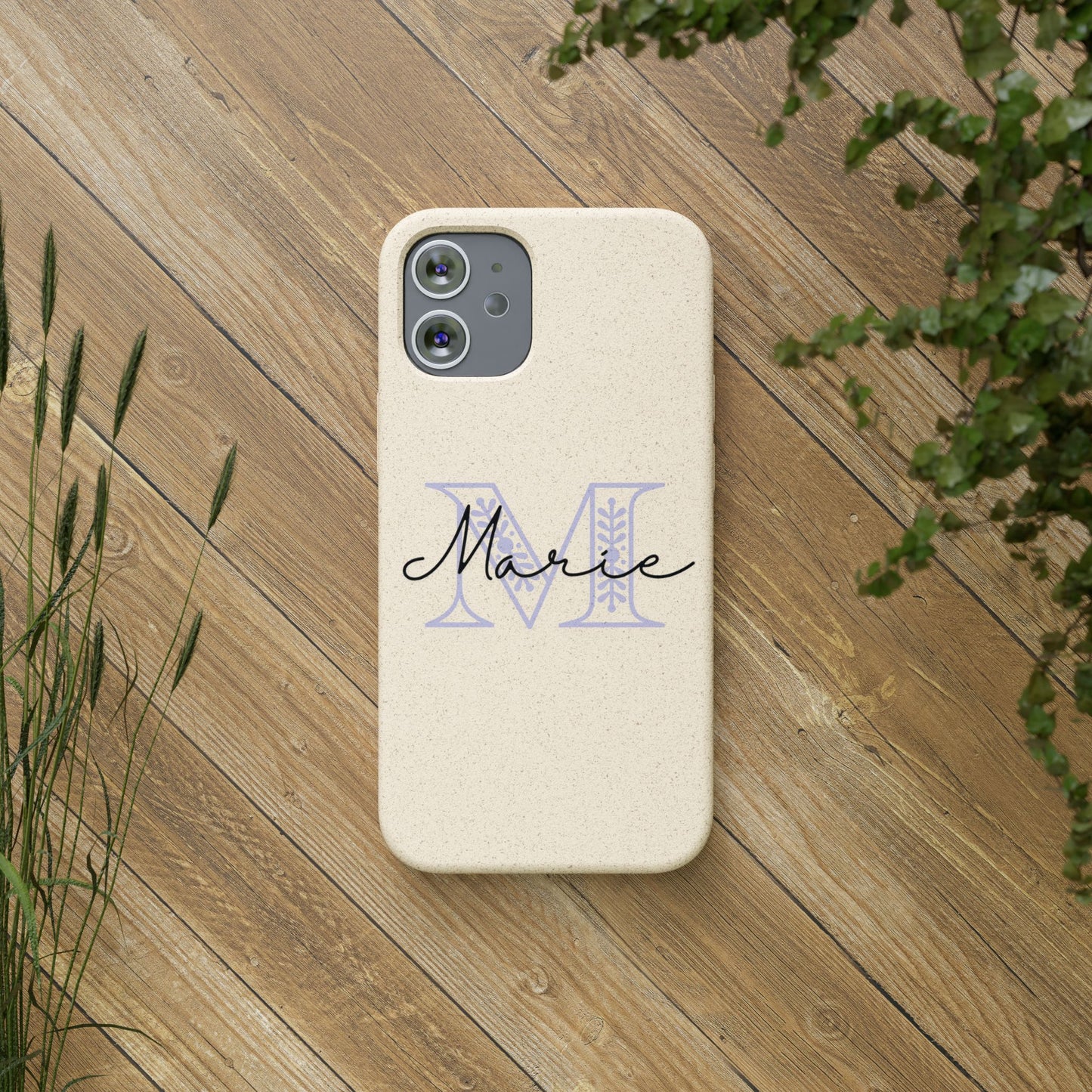 Eco-friendly monogrammed Phone case