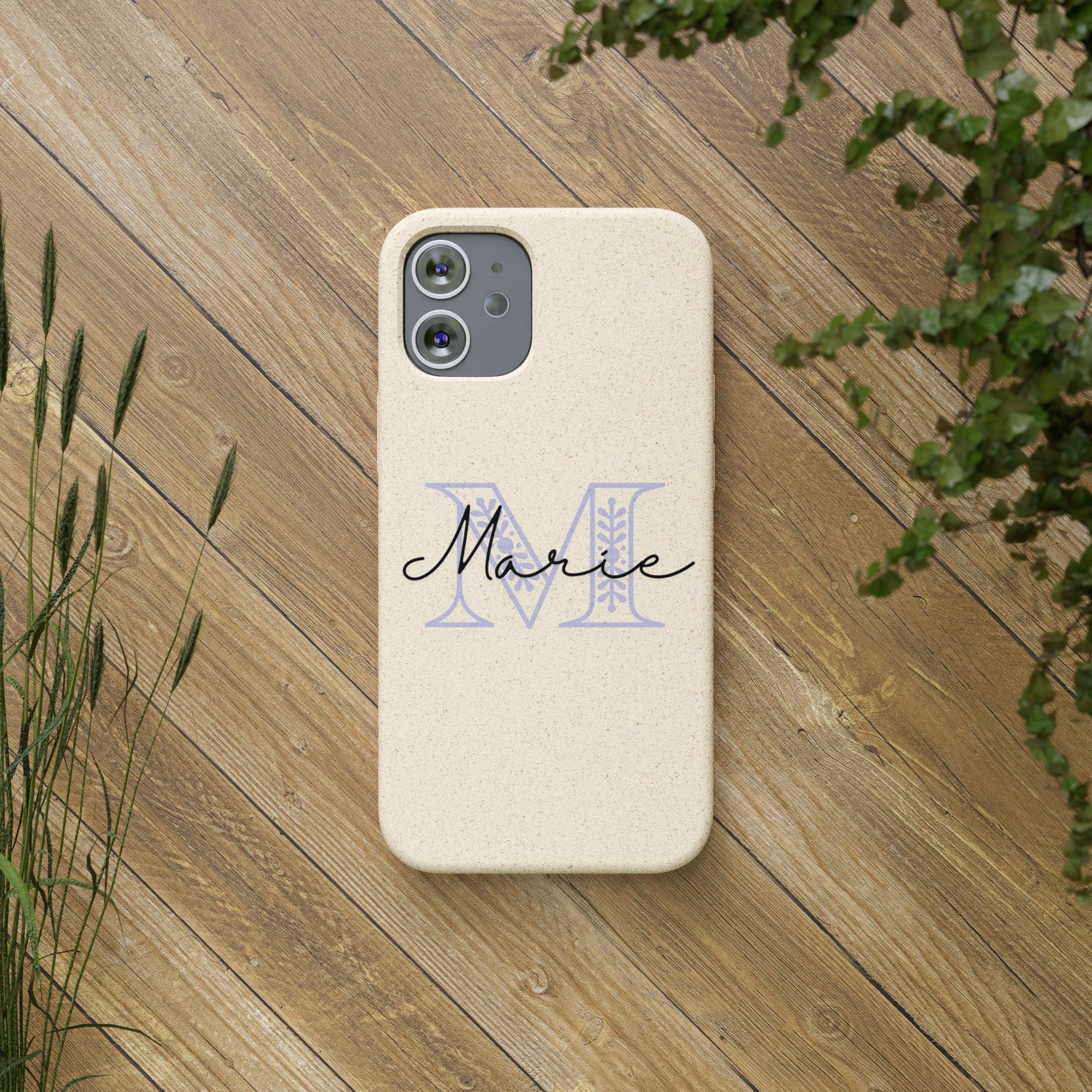 Eco - friendly monogrammed Phone case