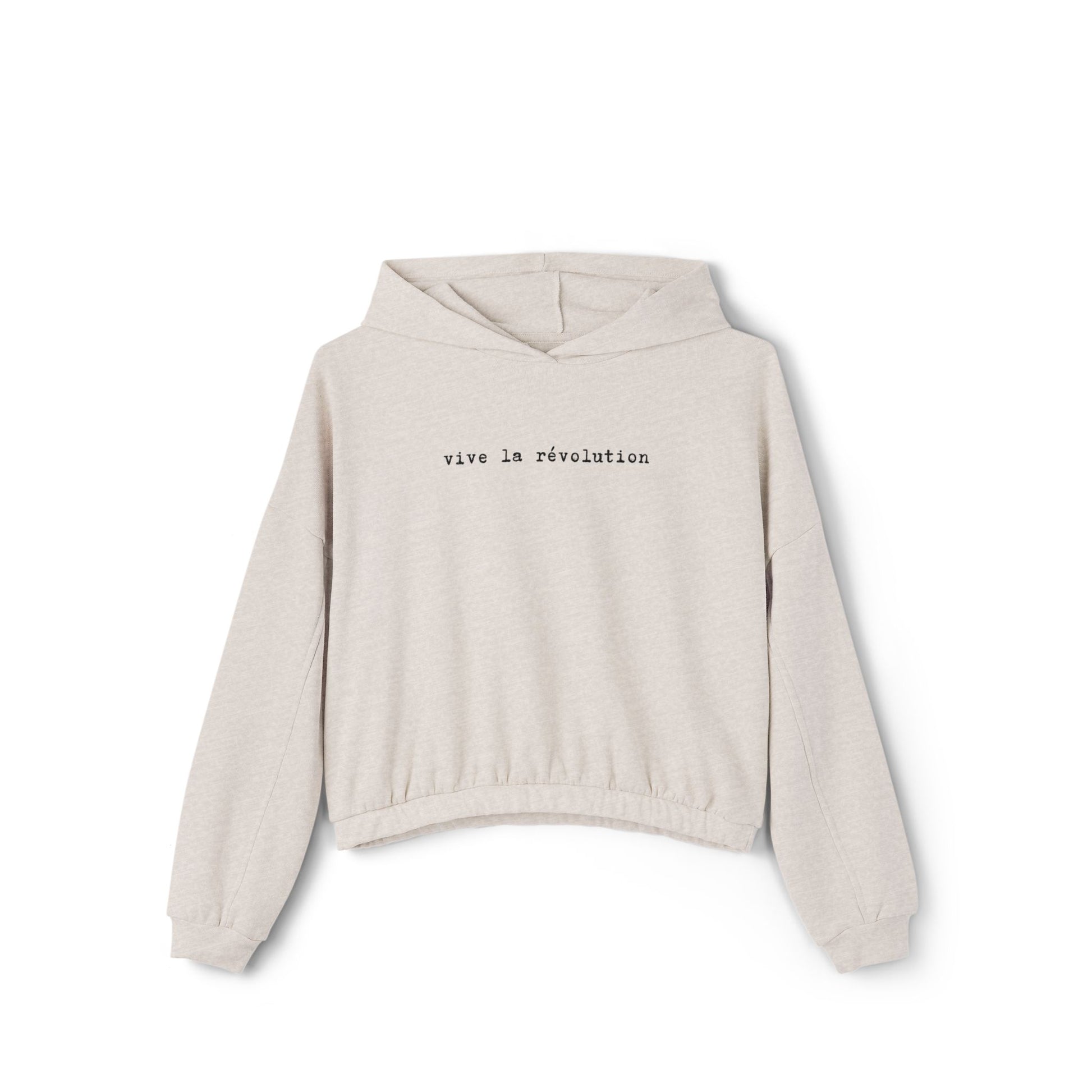 Vive La Révolution Cinched Bottom Hoodie
