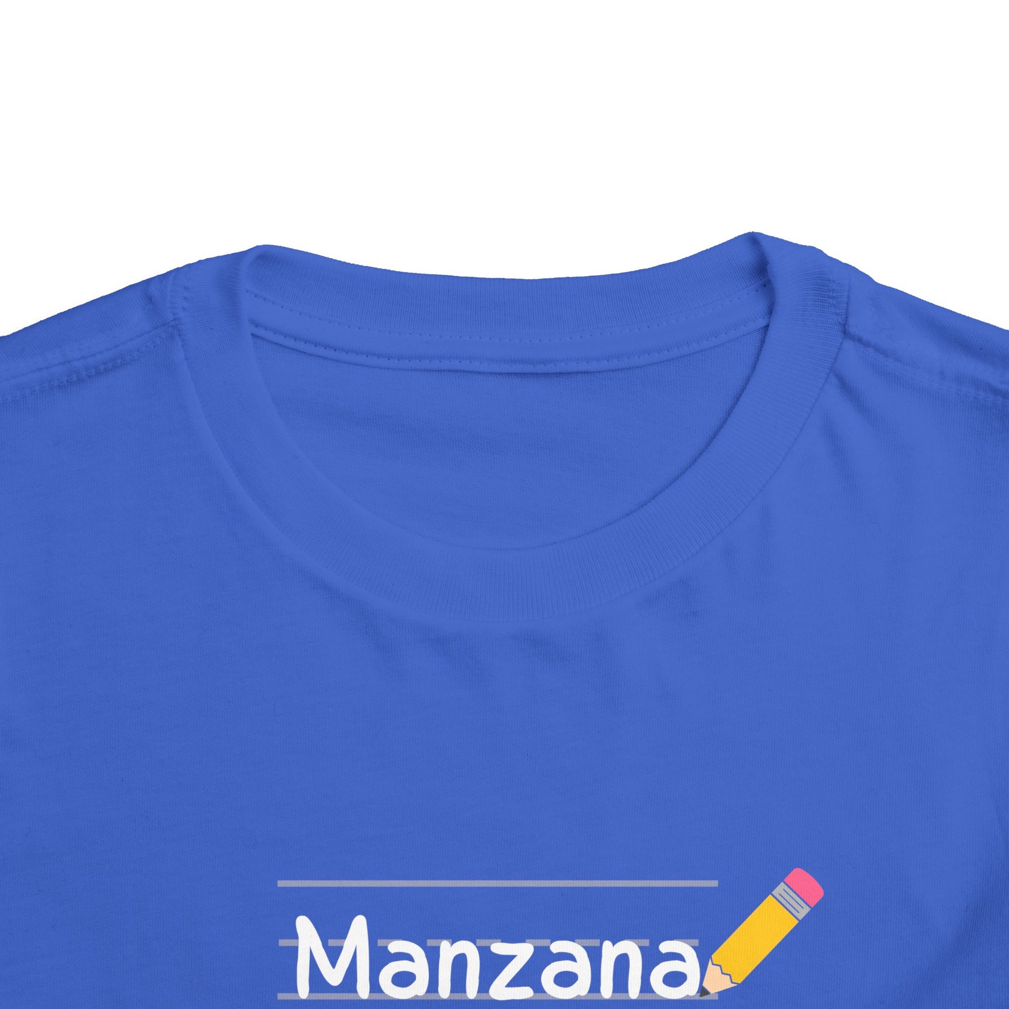 Manzana Apple and Pencil Toddler Tee Shirt