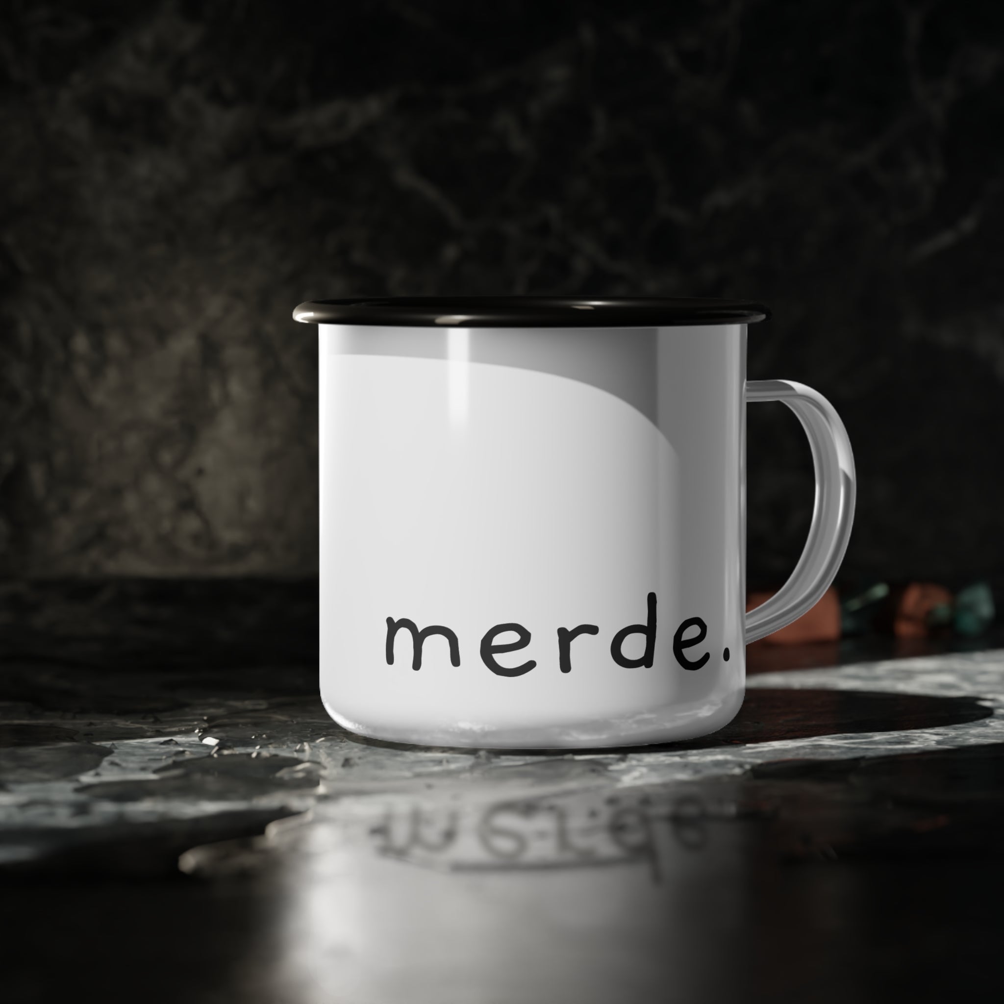 Merde Enamel Camp Cup