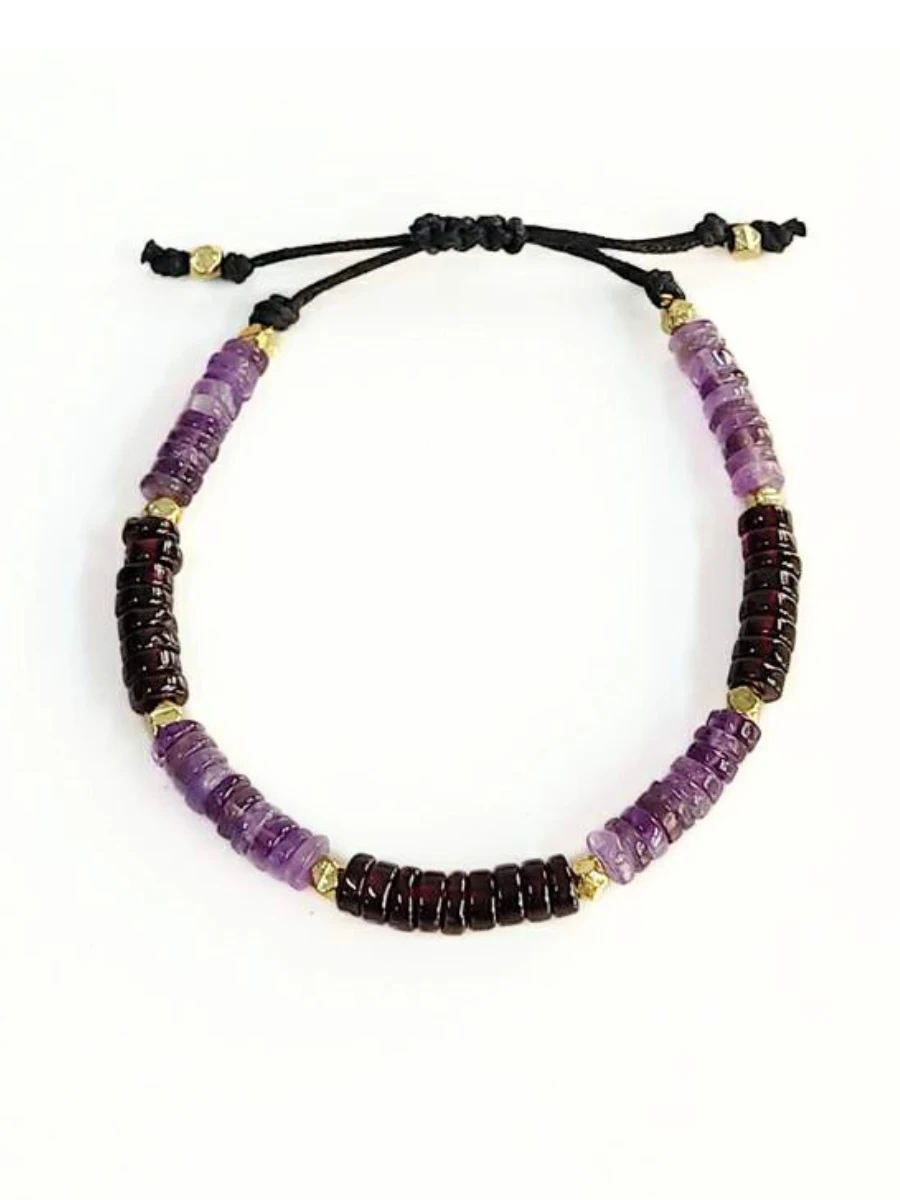 Elemental Stone Adjustable Bracelet by Fair Anita