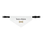 Bon chien Pet Bandana Collar by Printify