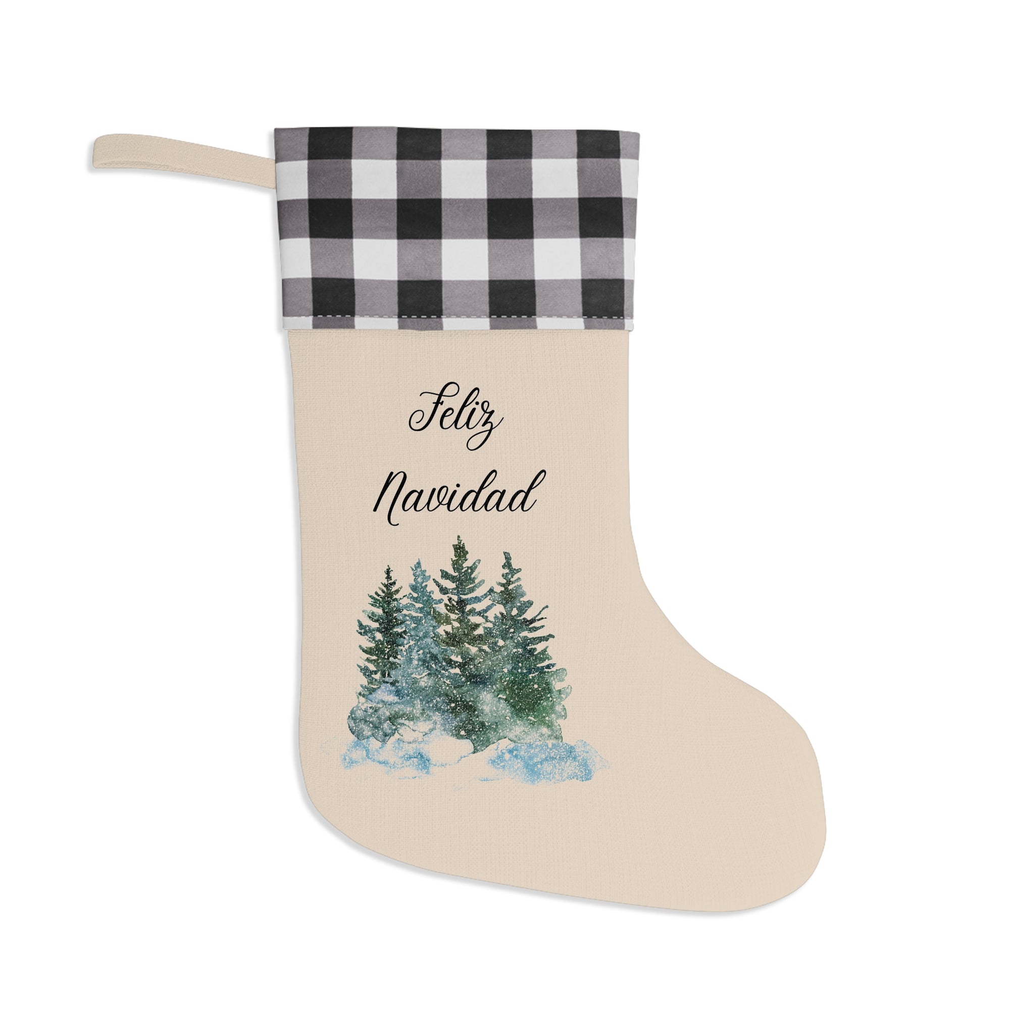 Feliz Navidad Christmas stocking