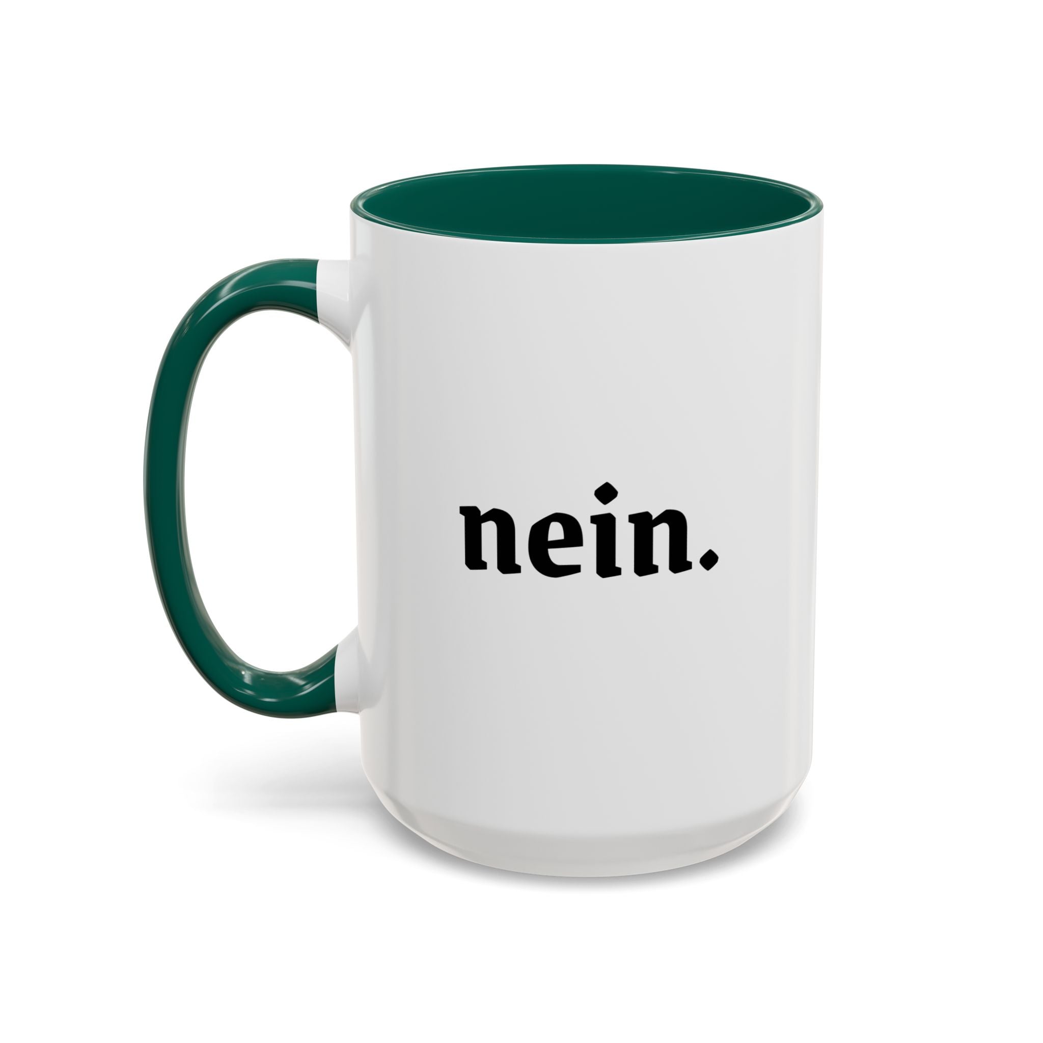 Nein. Mug — Minimalist German Word Coffee Cup (11oz & 15oz)