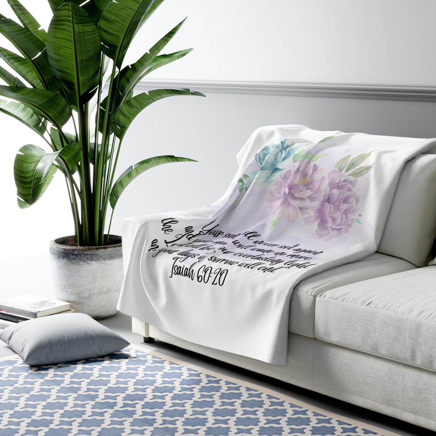 Isaiah 60 20 Sherpa Fleece Blanket