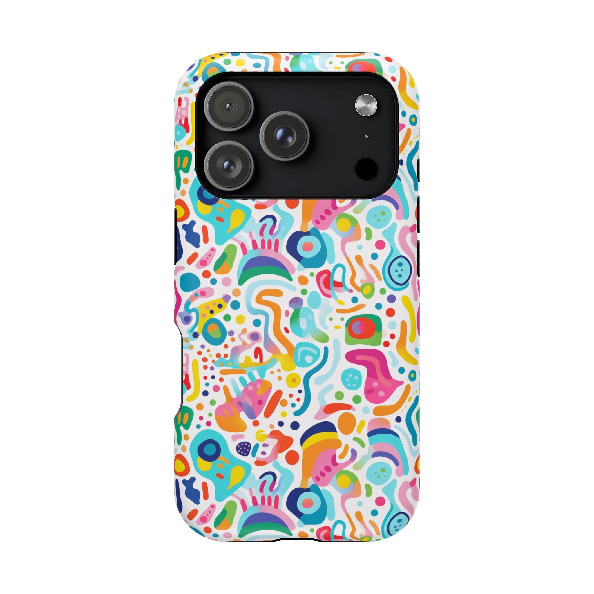 Bespattered Facade Rainbow Doodles MagSafe Tough Case