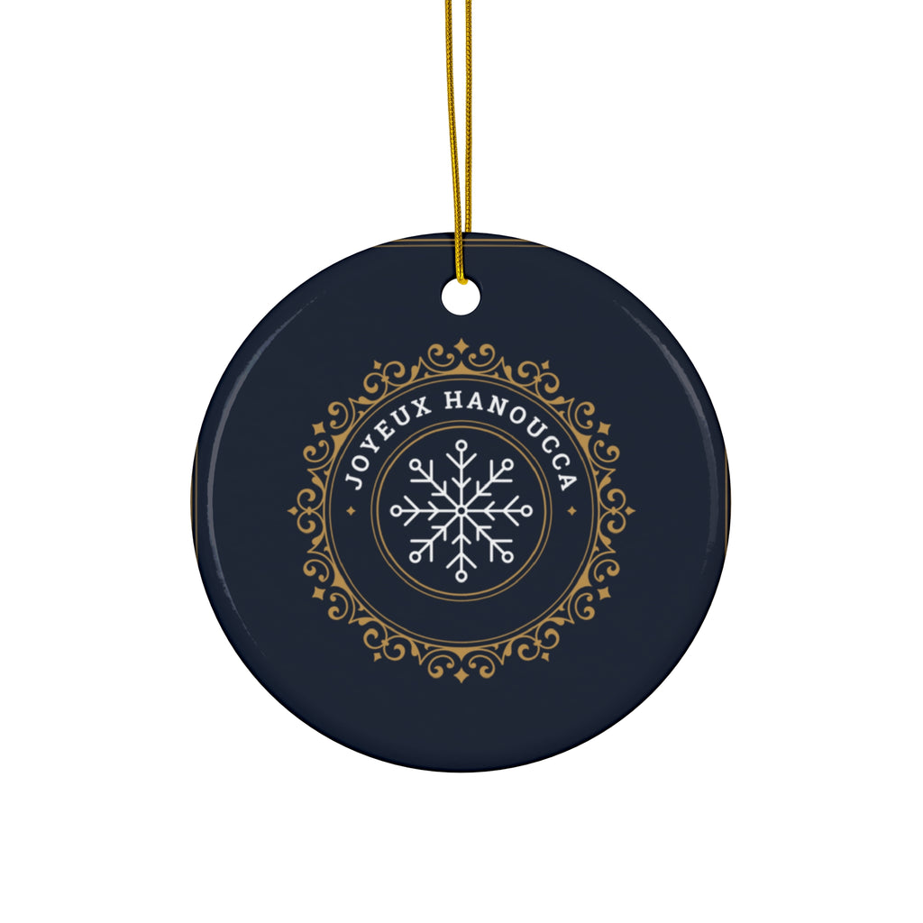 Joyeux Hanoucca Ceramic Ornament