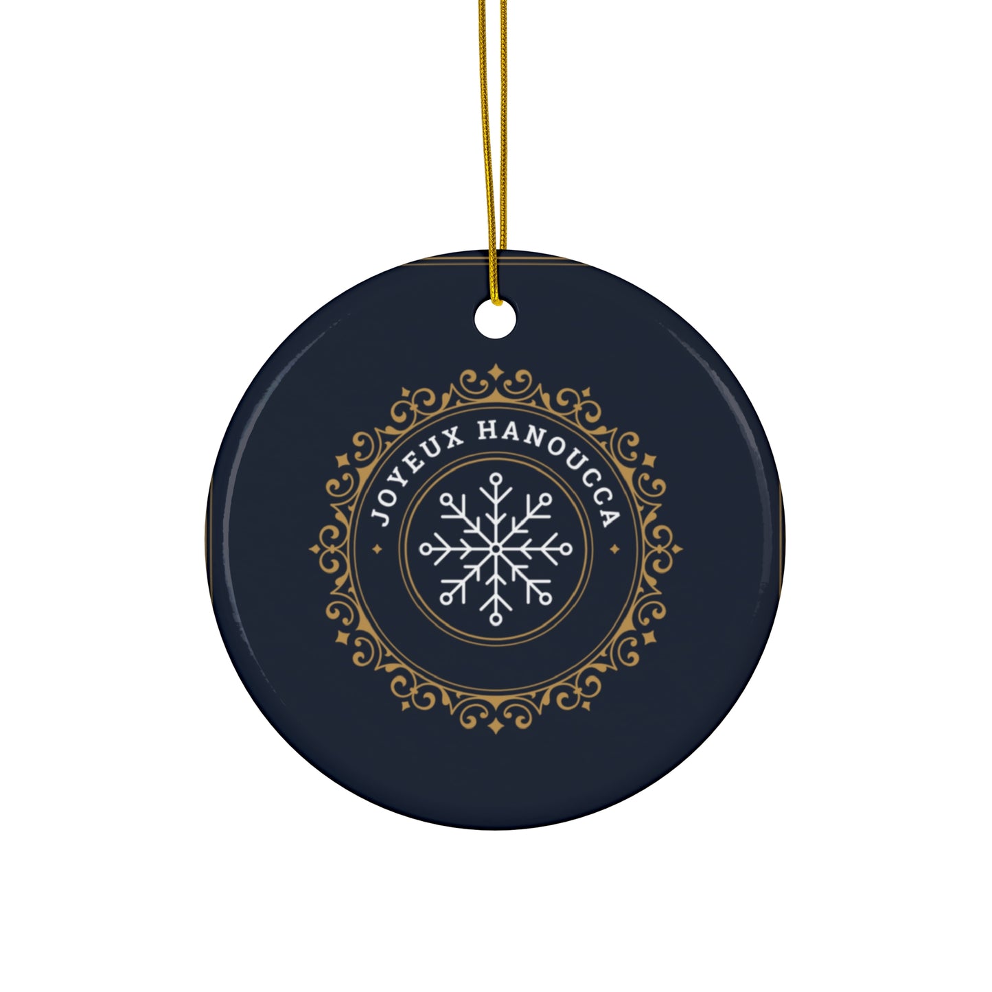 Joyeux Hanoucca Ceramic Ornament