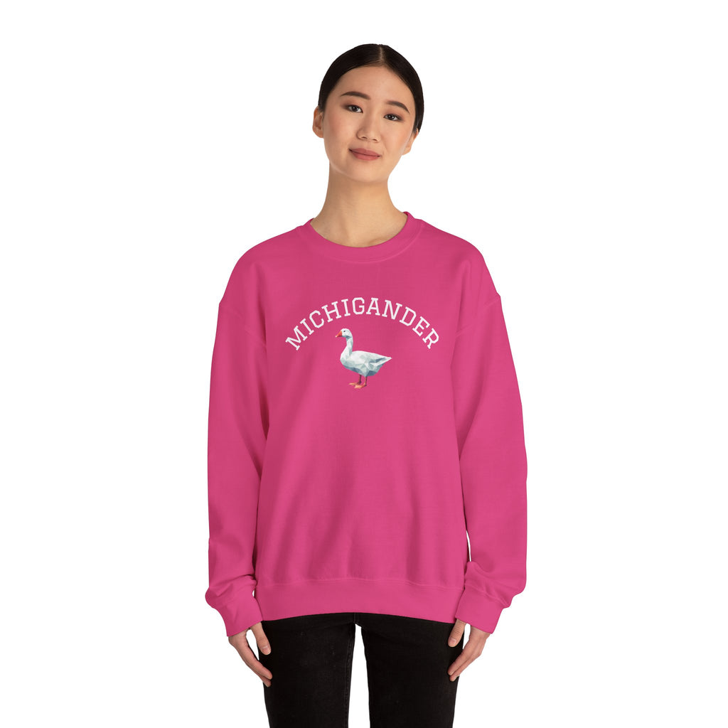 Michigander Goose Sweatshirt (collegiate)