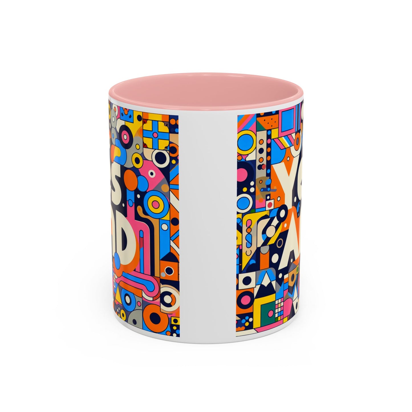 Oui, et une tasse à café avec accent d'improvisation (11, 15 oz)