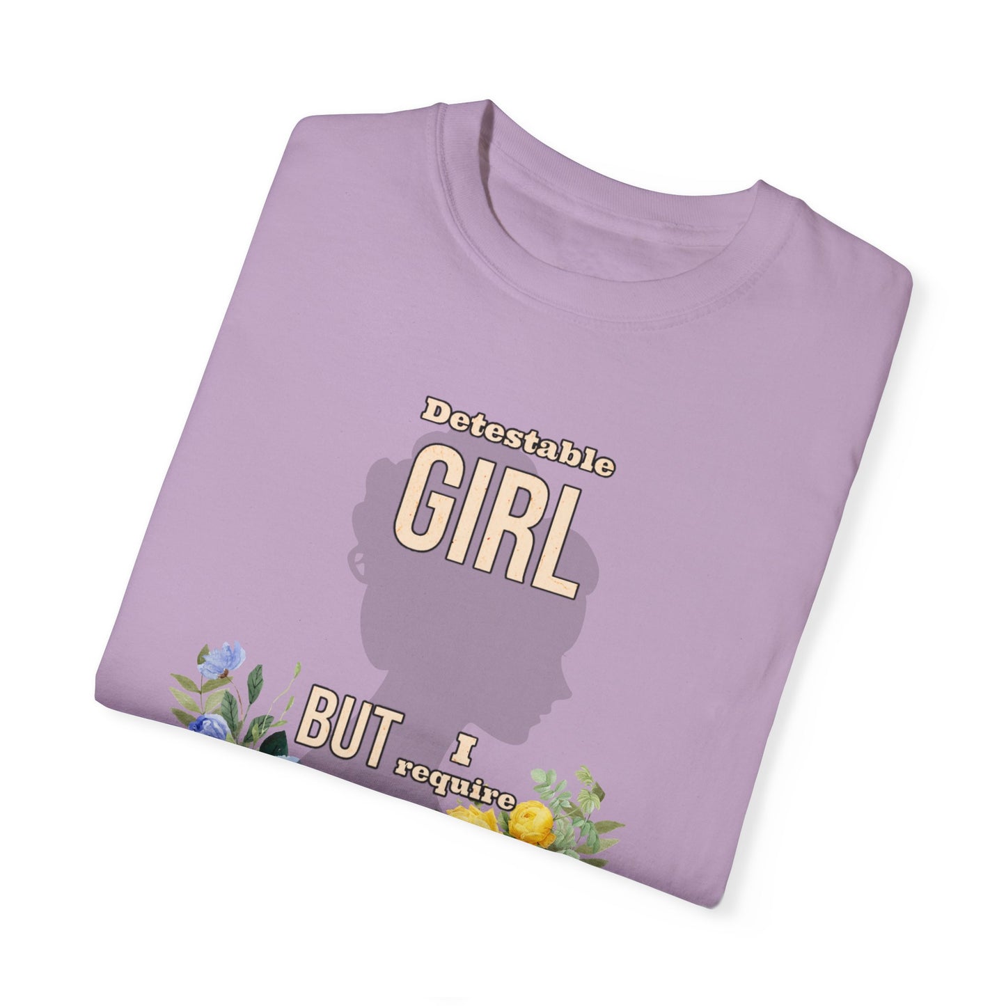 Detestable Girl but I require tea Oscar Wilde Quote T-Shirt, Importance of Being Earnest