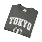 Tokyo Vintage-Style pagoda with laurel T-Shirt — Collegiate Graphic Tee