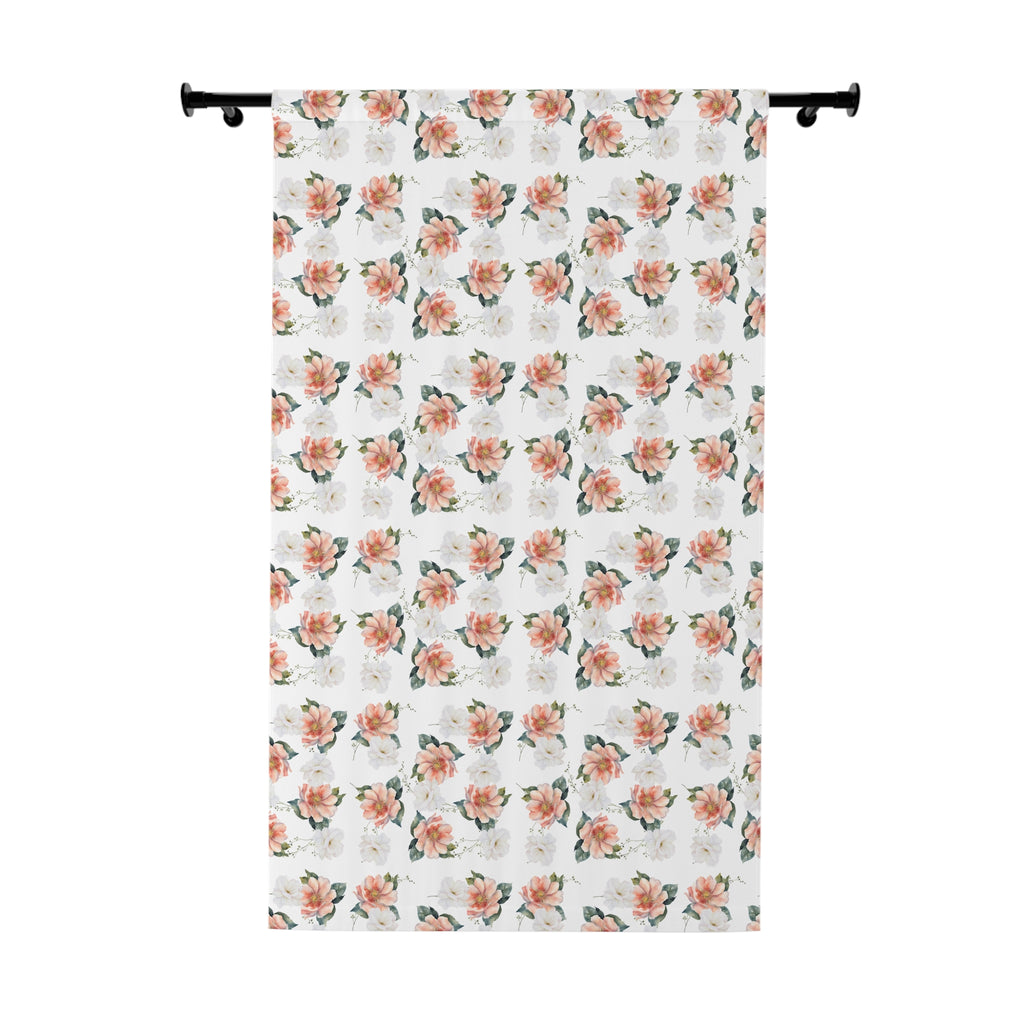 Floral Window Curtain