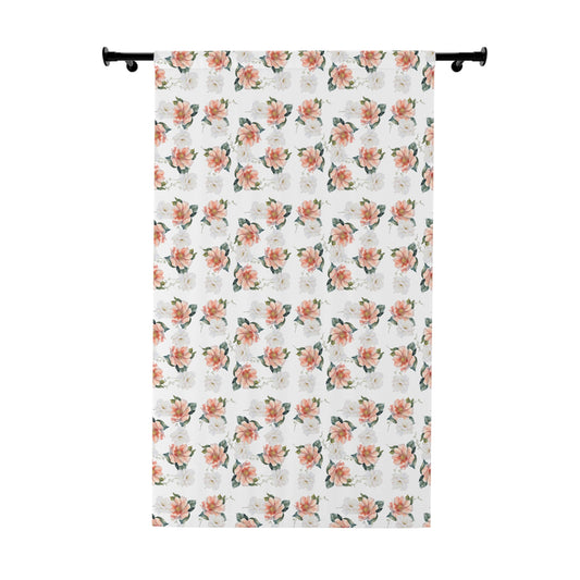 Floral Window Curtain