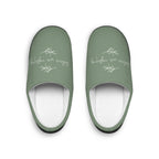 Babcia wie najlepiej sage green slippers, Indoor Slippers, Polish Grandma gifts