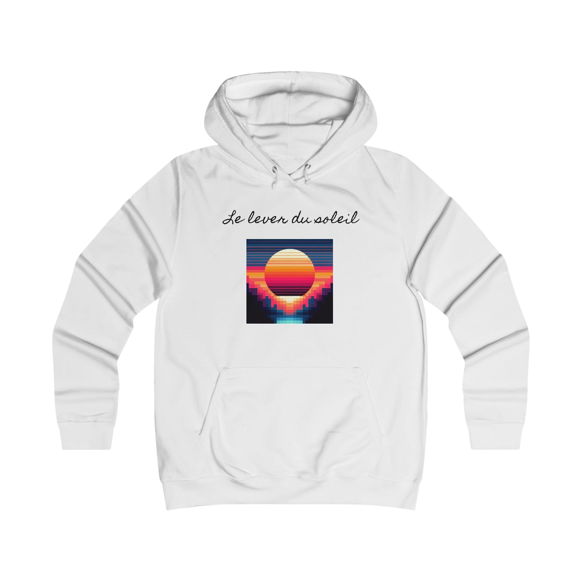 Lever du soleil sunrise French Hoodie
