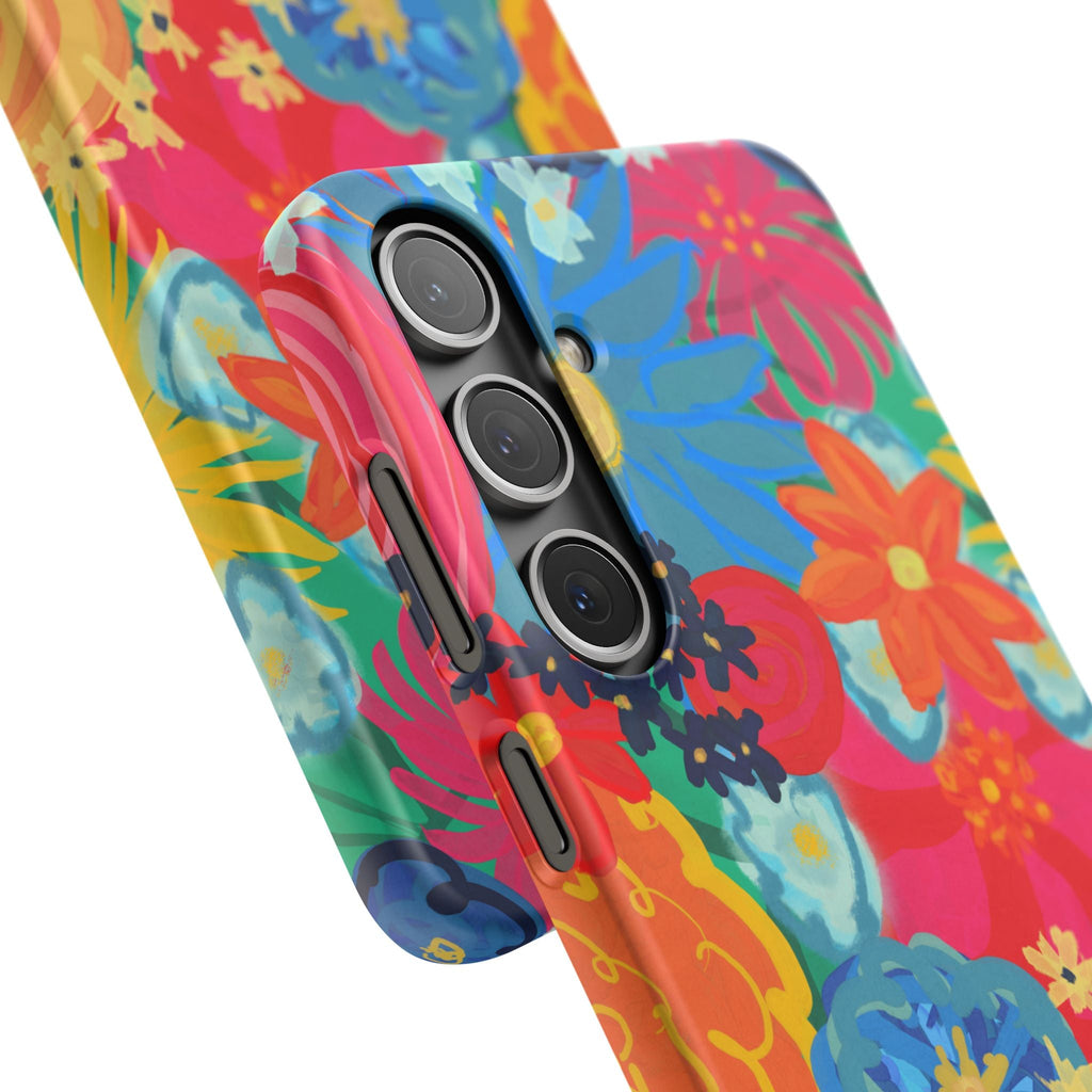 Bespattered Facade Bold Florals Snap Case