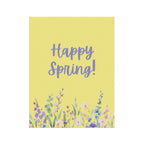 Happy Spring yard flag by Printify