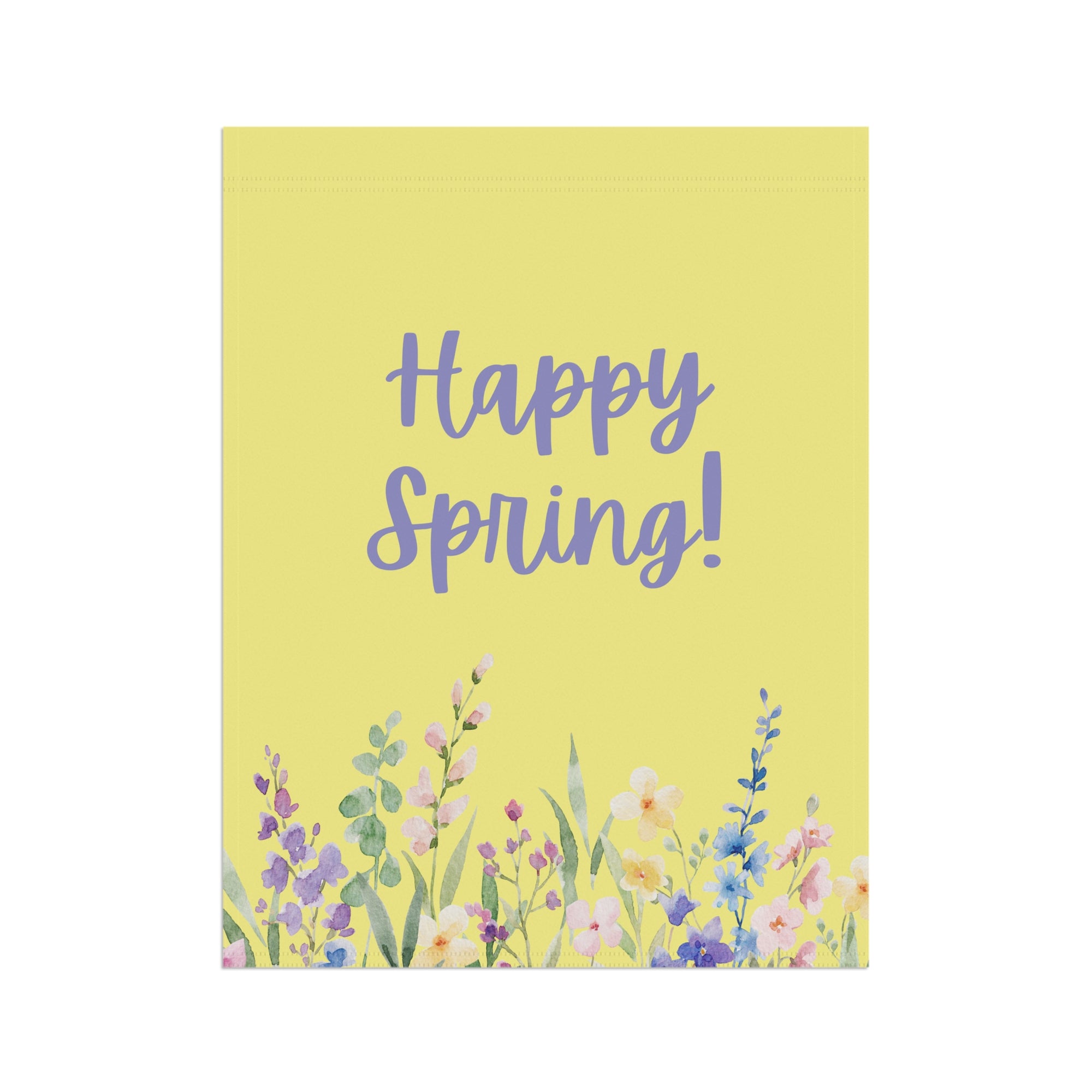Happy Spring yard flag
