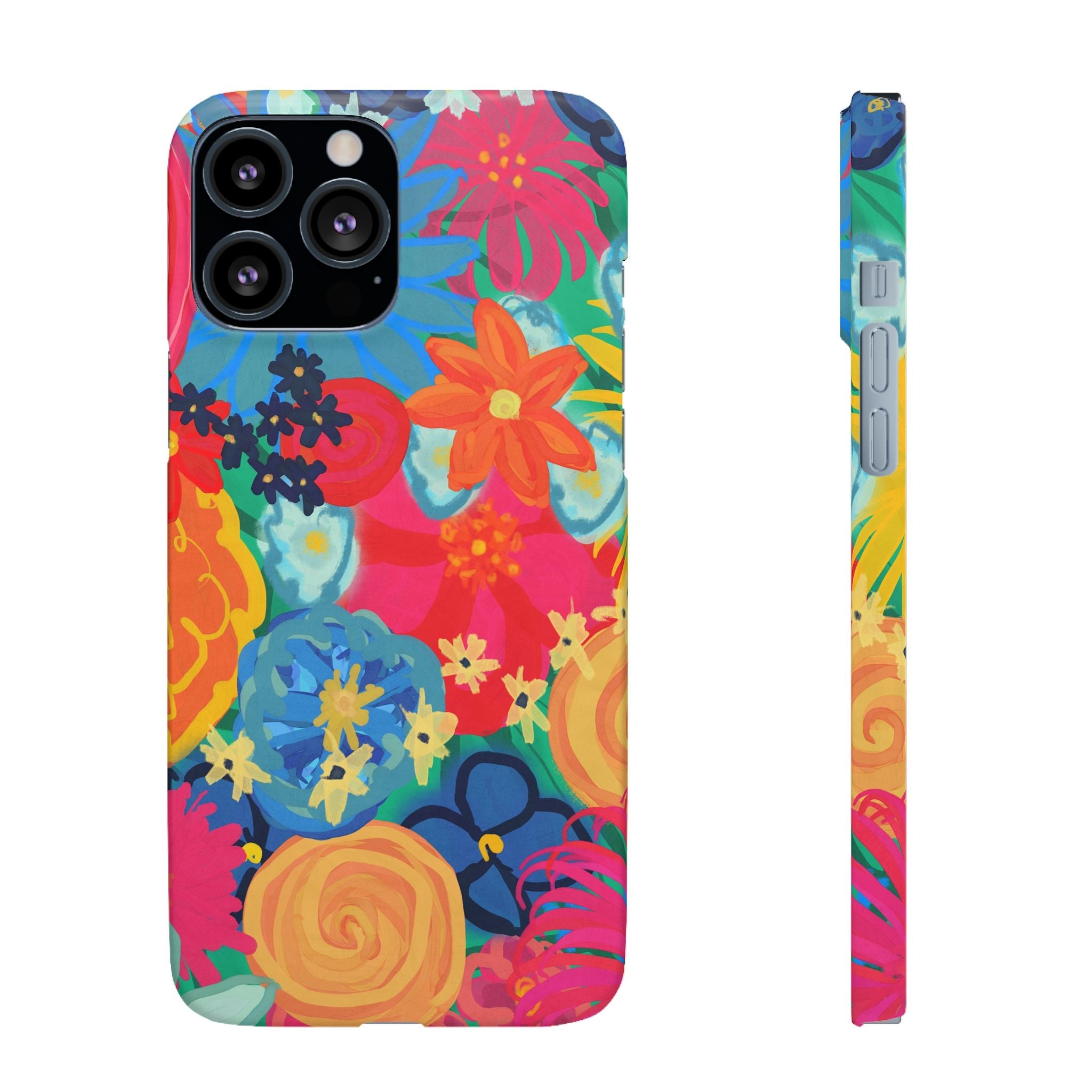 Bespattered Facade Bold Florals Snap Case
